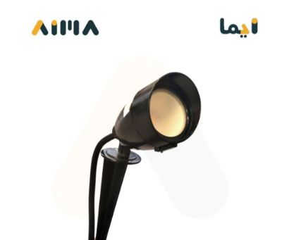 صورة كشاف غرس اسود 7 واط 2700 كلفن مع لمبة COB